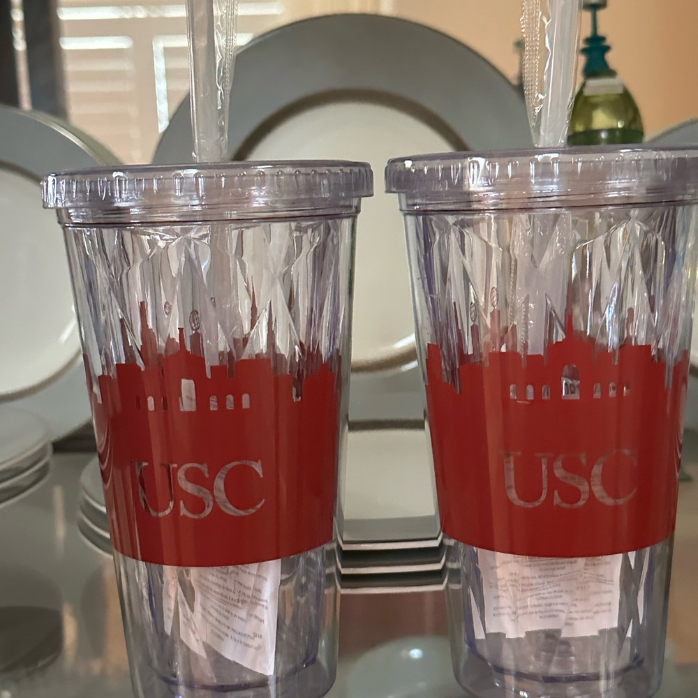 Drinkware Set 2 Tumblers with USC Logo